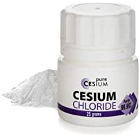 Los mejores  - Pure Cesium Chloride (Cloruro de Cesio) CsCl 25g- Pureza&gt-99.99%- Fabricado en la UE- de Pure Cesium- Incluye Certificado…